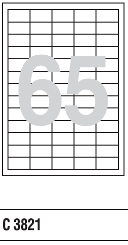 Etikety A4 38x21 mm